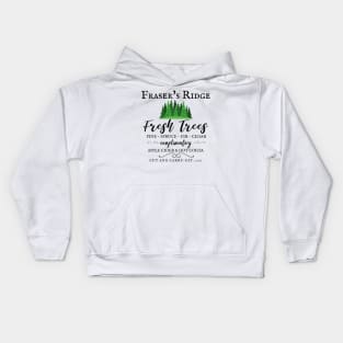 Fraser's Ridge Christmas Trees Holiday Kids Hoodie